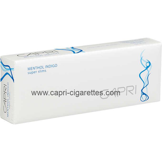 Capri Menthol Indigo 100's Super Slims