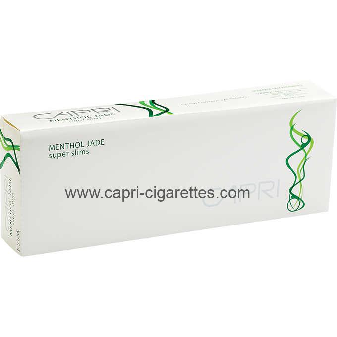 Capri Menthol Jade 100's Super Slims