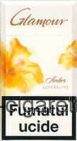 Glamour Super Slims Amber 100s