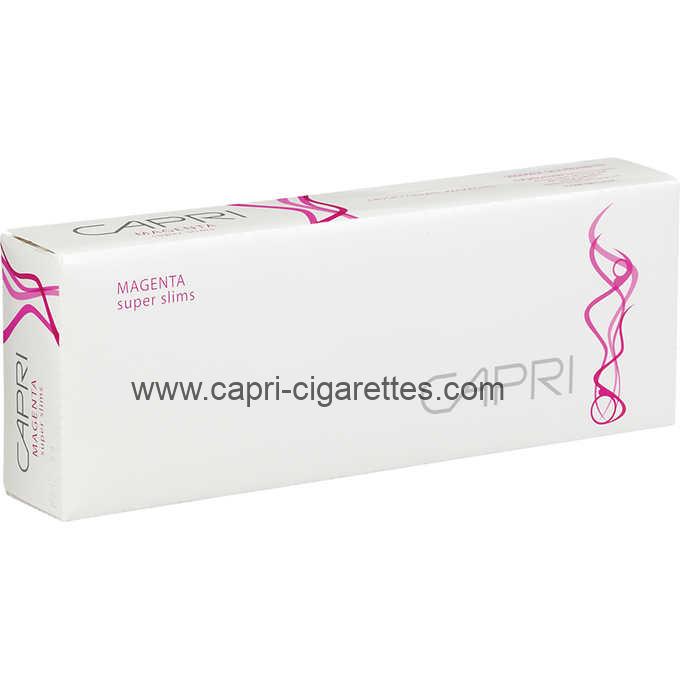  Buy Capri Magenta 100's Super Slims cigarettes